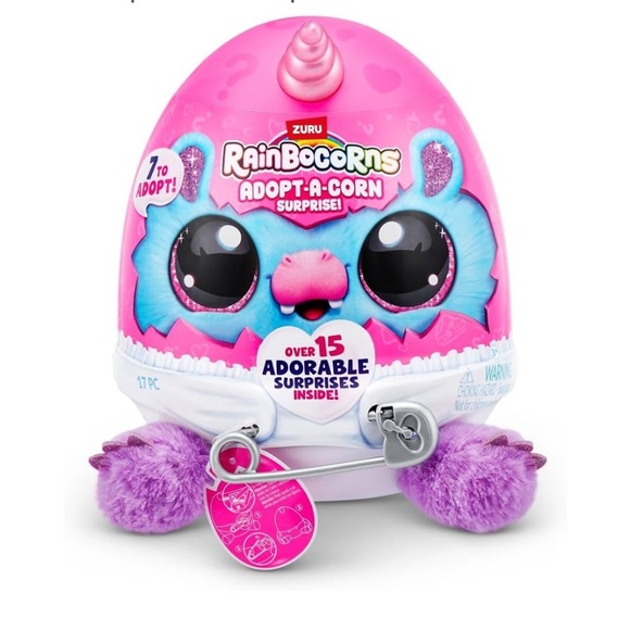 zuru Other - Rainbocorns Adopt-A-Corn Surprise by ZURU Plush Toy, Collectible Surprise Eggs